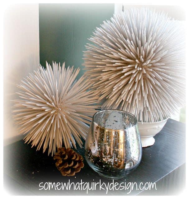 Somewhat Quirky Design Toothpick Snowballs