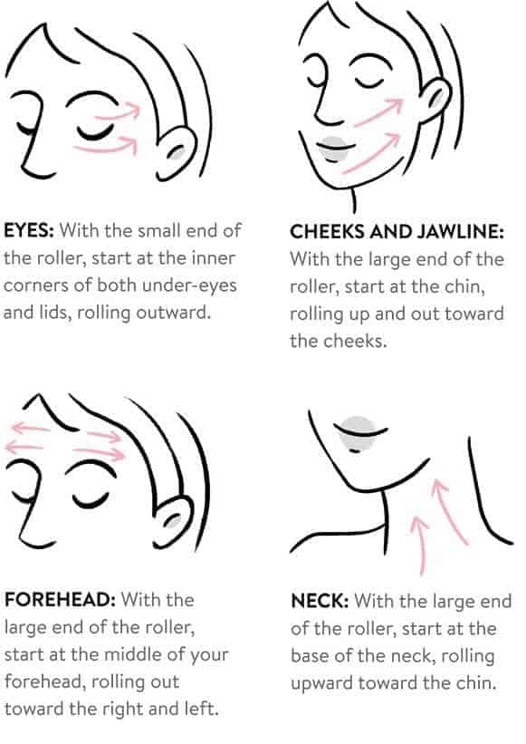 How to use a face roller properly - WildflowersAndWanderlust.com