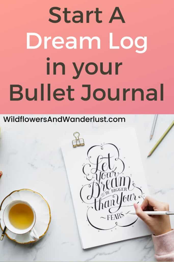 There are lots of benefits to keeping a Dream Log and one of them is boosting creativity! Now that's something we can get behind | WildflowersAndWanderlust.com