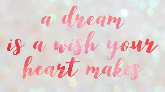 A dream is a wish your heart makes WildflowersAndWanderlust.com