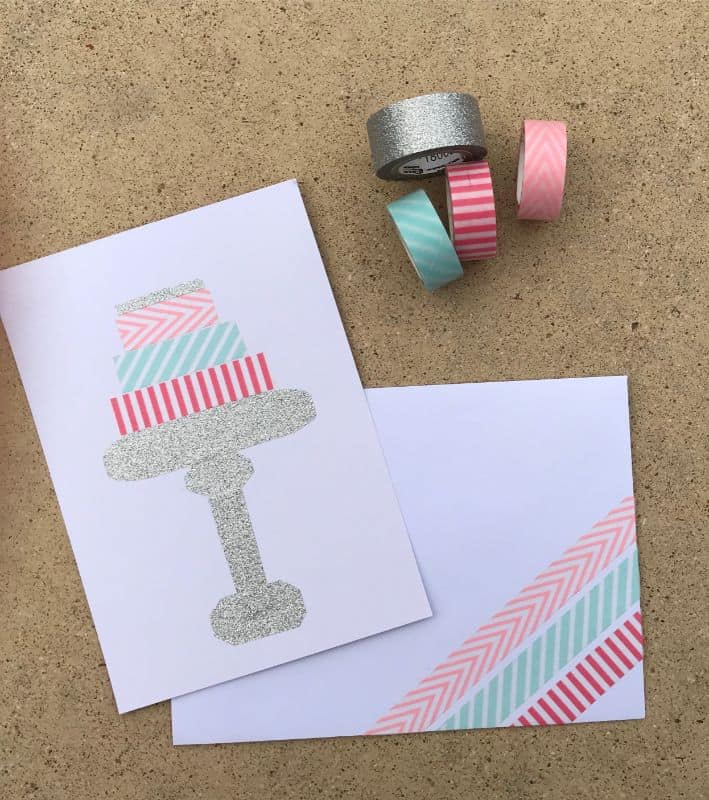 How to Make a Cute Washi Tape Birthday Card