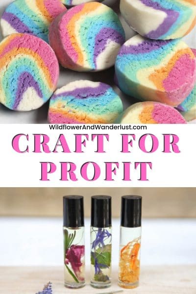 Crafting can be fun but did you know that you can actually make money selling your crafts? Check out our ideas for crafts to earn a profit with WildflowersAndWanderlust.com