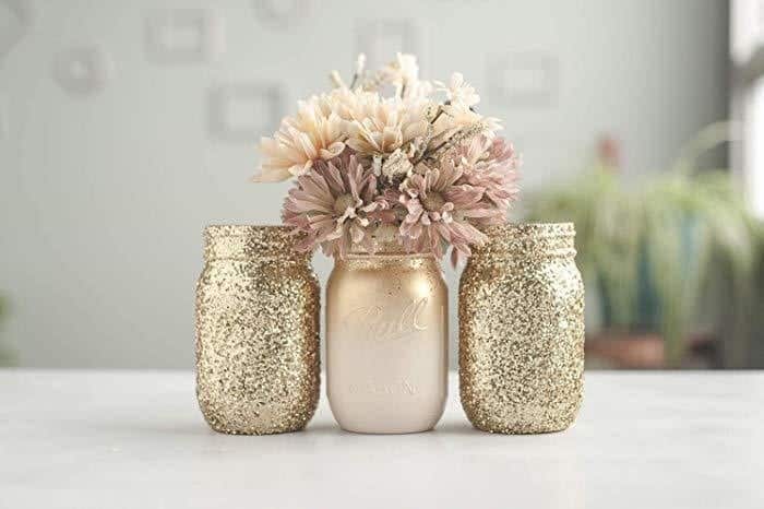 DIY  tinted mason jar candles - Something Turquoise