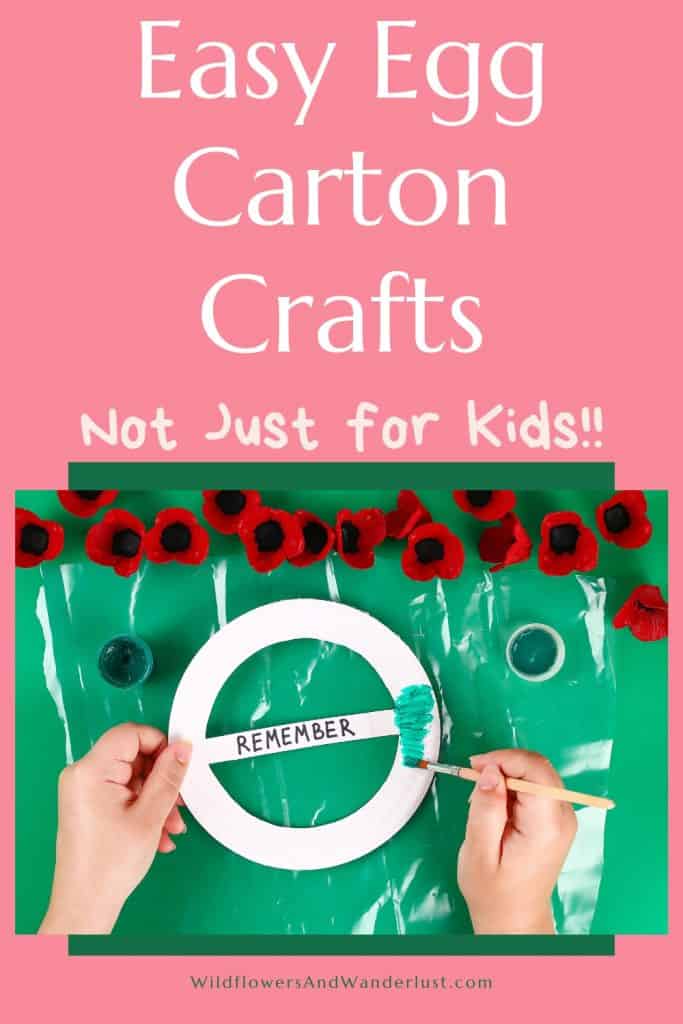 Here are some easy egg carton crafts that aren't just for kids - check out the wreath and the wall hanging and challenge yourself.
WildflowersAndWanderlust.com