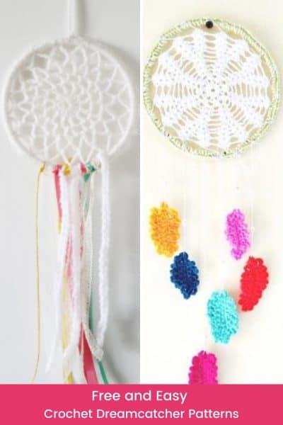 All the fun, free and easy crochet dreamcatcher patterns you could want. WildflowersAndWanderlust.com