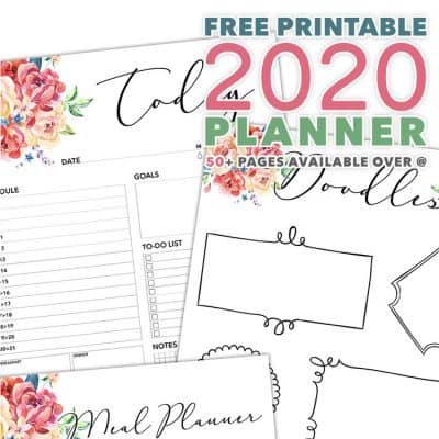 2020 Free Printable Planner