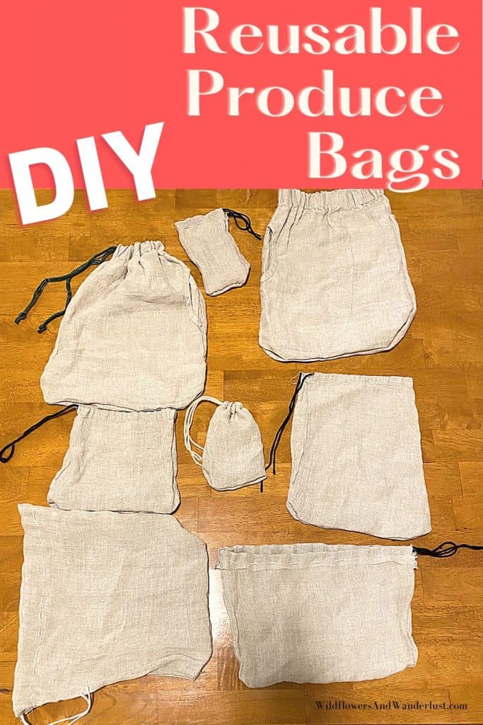 Make your own reusable produce bags following this easy tutorial.
WildflowersAndWanderlust.com