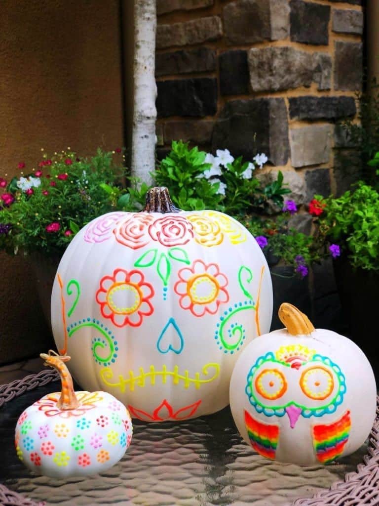 Glow in the Dark pumpkins are so much fun by Color Made Happy!