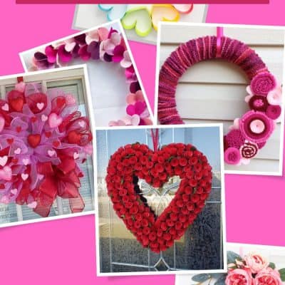 9 Amazing and Easy Valentine Day Wreaths to DIY