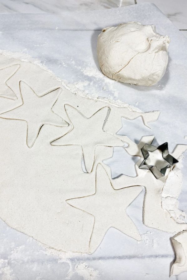 Use your cookie cutters to make different shapes of salt dough ornaments WildflowersAndWanderlust.com