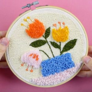 9 New Punch Needle Project Ideas to Try for Free - Wildflowers and ...