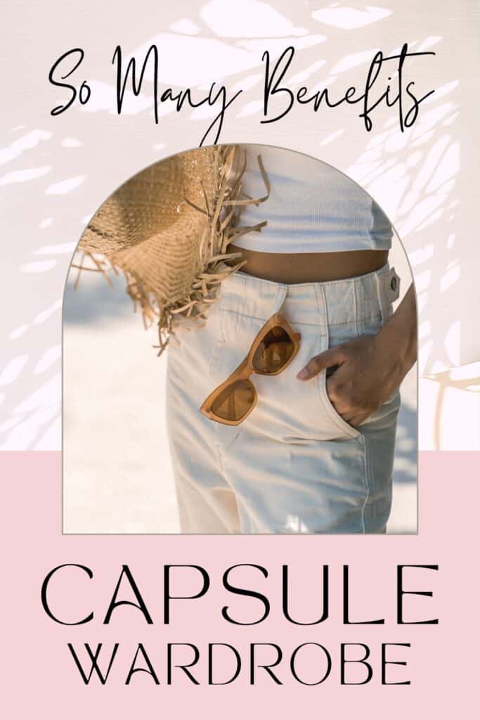 There are so many great benefits to having a capsule wardrobe and one of the biggest is saving time.