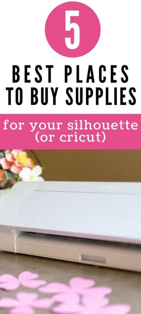The best places to buy supplies for the Silhouette (or Cricut)