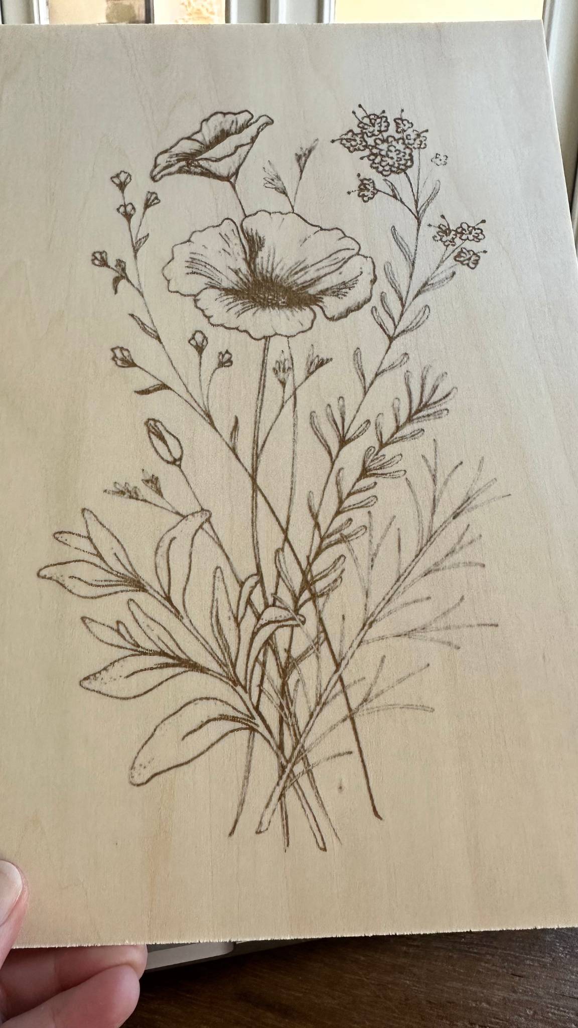 How to Make Engraved Floral Art (it’s easy)
